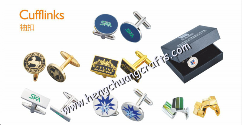 Enamel black color cufflinks,men's Tshirt cufflinks with custom design logo