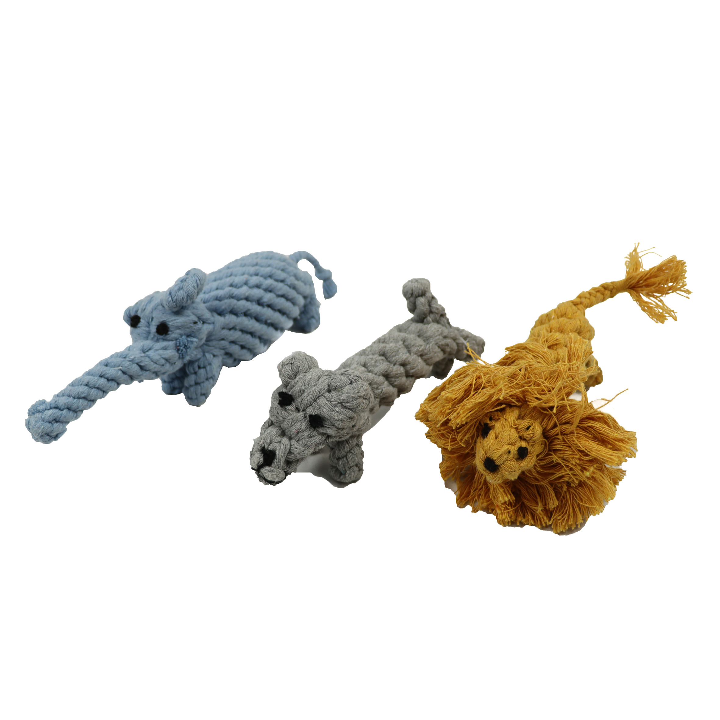 Durable Pet Toys Dog Toy Rope Ball Eco Friendly Cotton Chewy Cat Toys 22cm