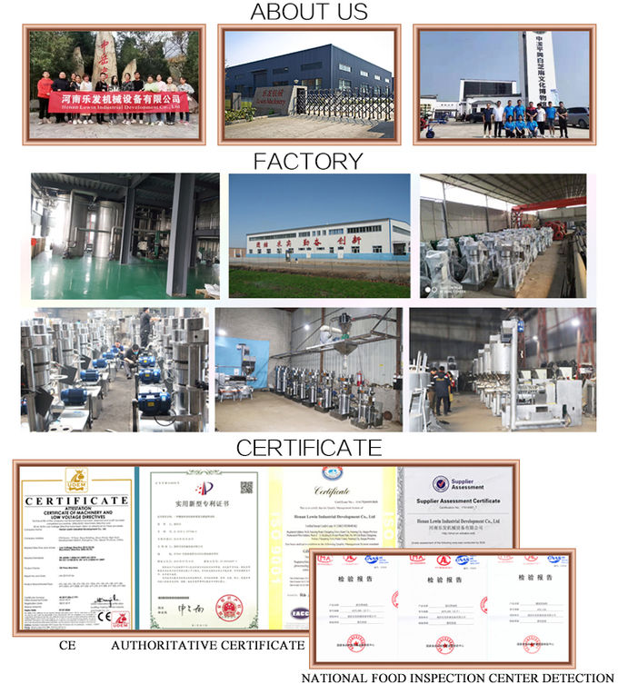 Soy Bean Edible Oil Double Screw Oil Press Machine With Easy Operation