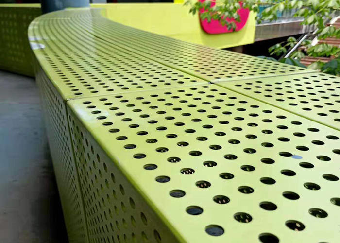 1.2m Length 10mm Metal Perforated Sheet For Wall Panels
