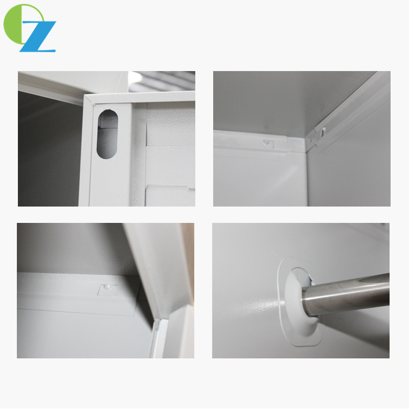 1mm Vertical Single Door Steel Locker Staff Gym Locker With Metal Feet