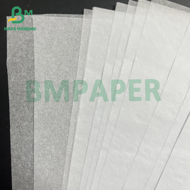 Metal Parts Packaging 15 17 GSM White Glassine Gift Wrapping Paper