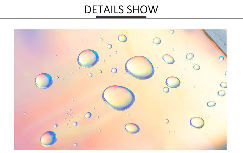 Waterproof Portable Toiletry Travel TPU Holographic Cosmetic Bag