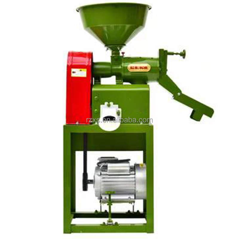 180kg/h Competitive Mini Auto Corn Rice Roller Milling Machine with Polishing Country