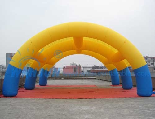 Customized Size Inflatable Event Tent / Arch Tent 0.9mm PVC Made