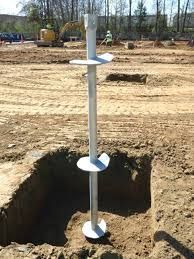 Steel Portable Foundation Ground Screw for Solar Mounting System in Round Shaft Design