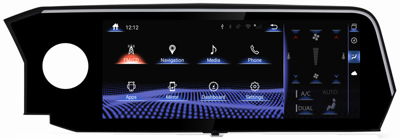 Ouchuangbo car radio gps wifi bluetooth for Lexus ES ES200 ES300h ES260 XV70 2018 support android 9.0 OS 8 Core CPU
