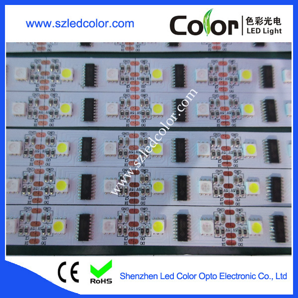LPD8806 rgb+w digital full color rgb and digital white color interphase strip