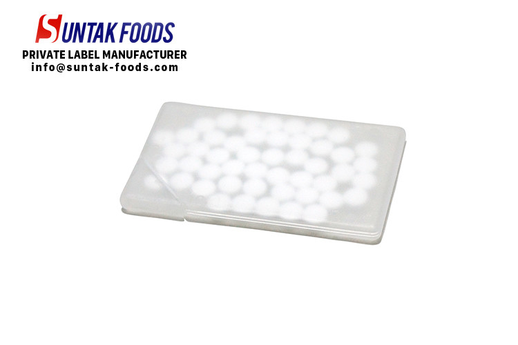 Stock promotion sugar free peppermint flavor candy With PP Mintcard