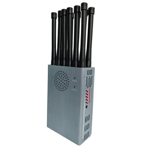 Mobile Phone Handheld 5G Signal Jammer 12Bands 12.0W Temperature Lower than 40℃ Work 4.0 Hours,12000mAH Battery