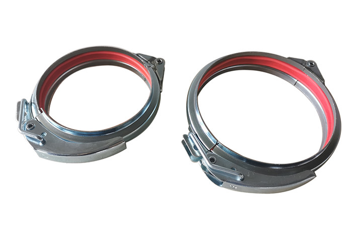 Galvanized Steel Hvac Quick Release Duct Hose Clamps 80-600mm In Ductwork