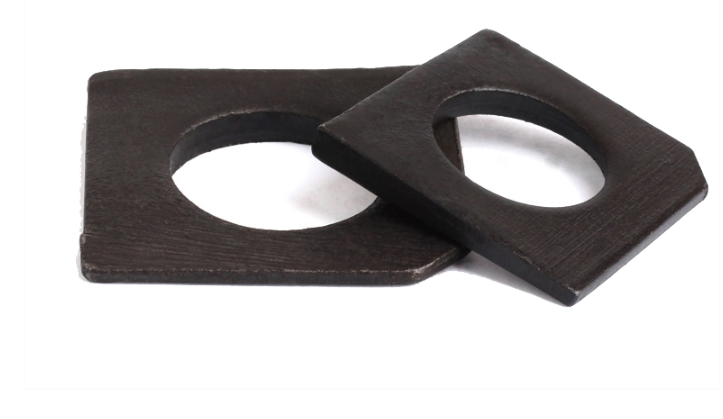 Metric Carbon Steel Black Oxide Square Taper Washers GB853 For Slot Section