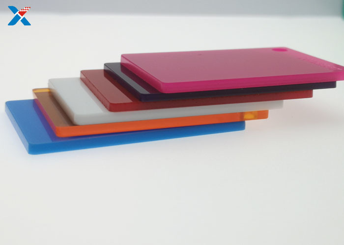 OEM 1mm Plexiglass Extruded Acrylic Sheet Customized Red Color