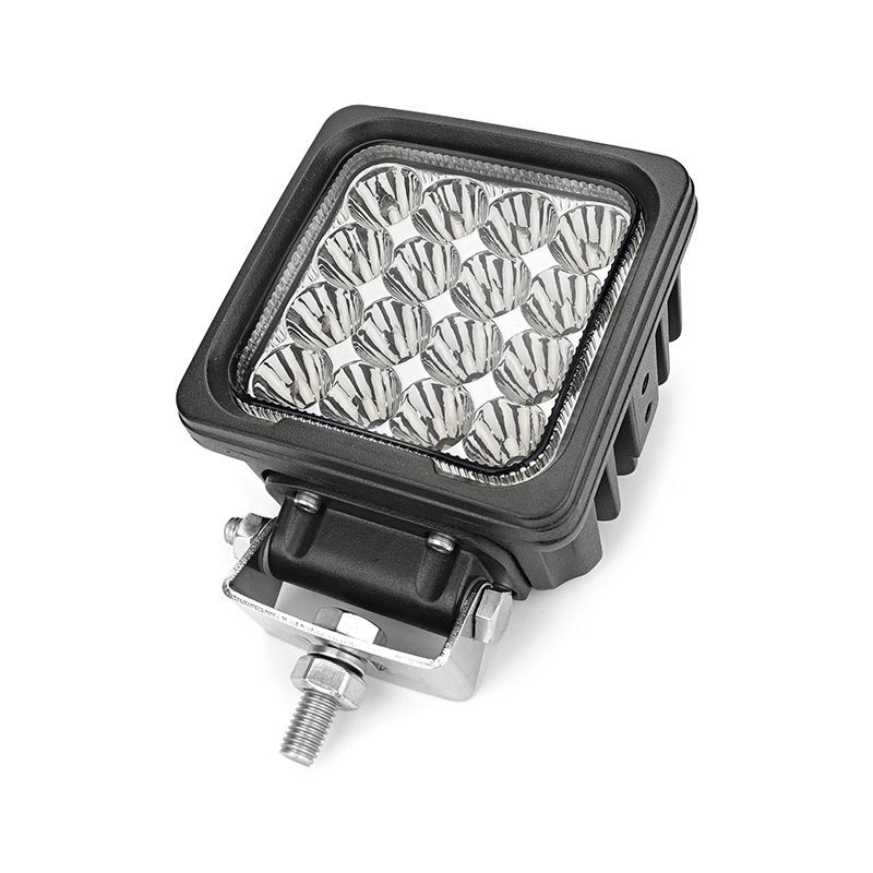 10-30V Professional Square 48W LED Work Light for Mining Machinery