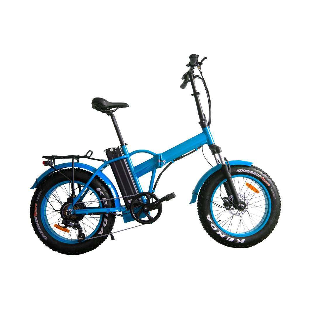 Aluminum Folding Electric Bike Lightweight With Child Seat Powerful 55km H