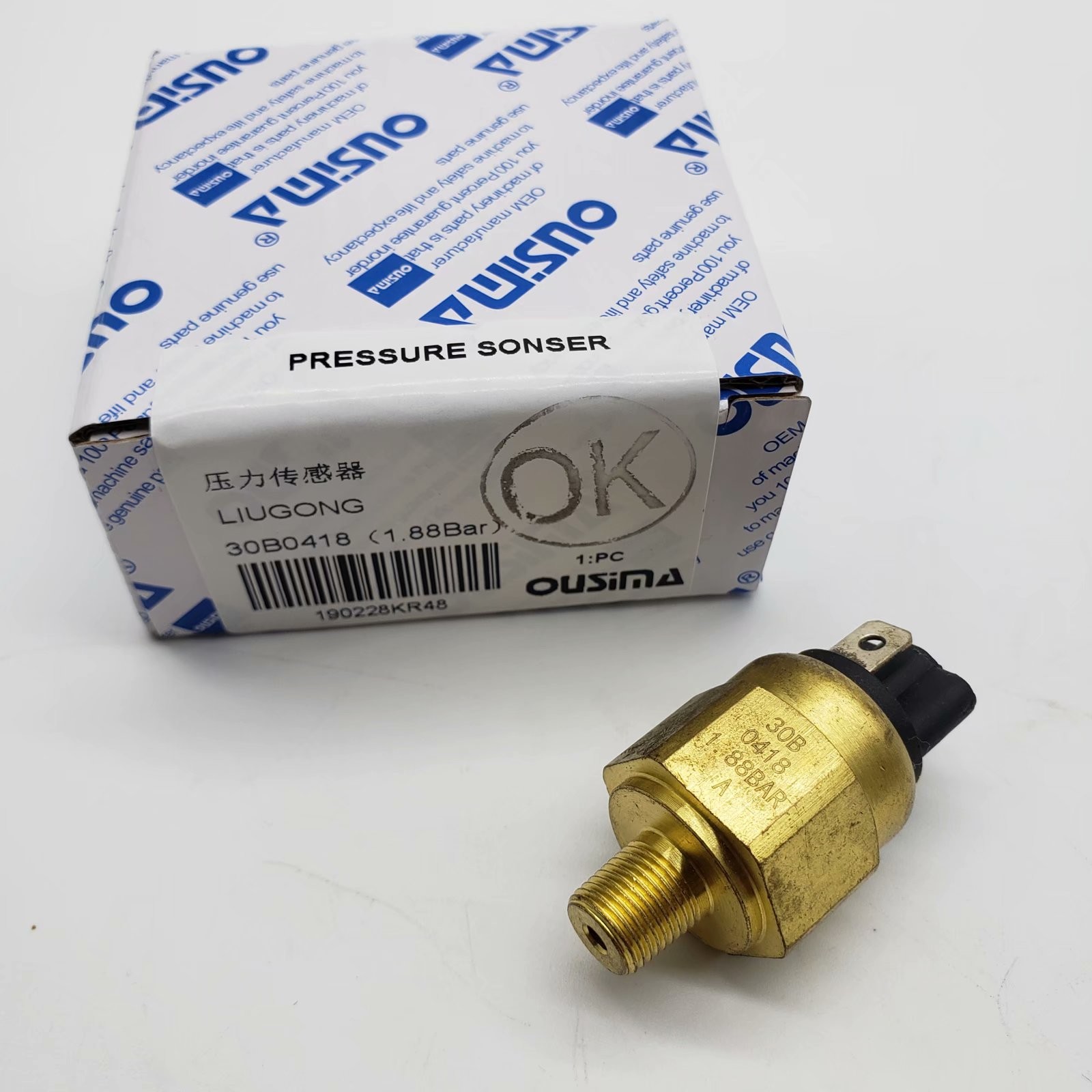 OUSIMA Eletric Excavator 30B0418 1.88 Bar Pressure Sensor