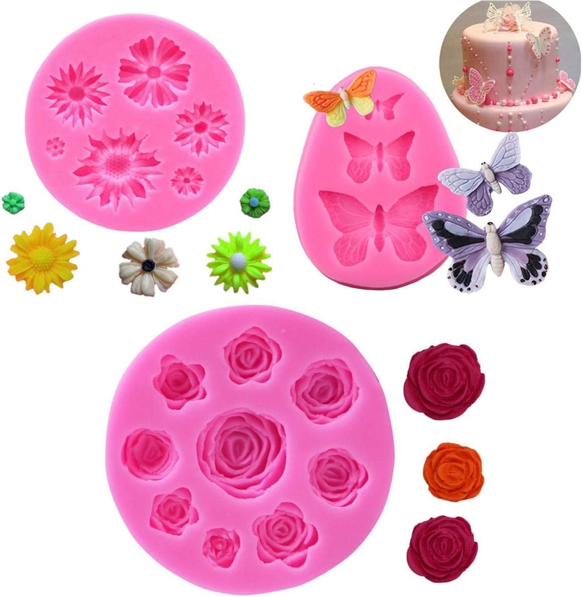 Practical Chocolate Silicone Cake Mould Multifunctional Nontoxic