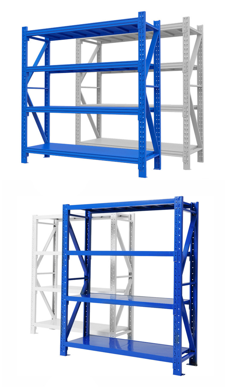 Sturdy And Durable Cold Rolled Steel Warehouse Rack With 500-3000kg Per Layer Capacity