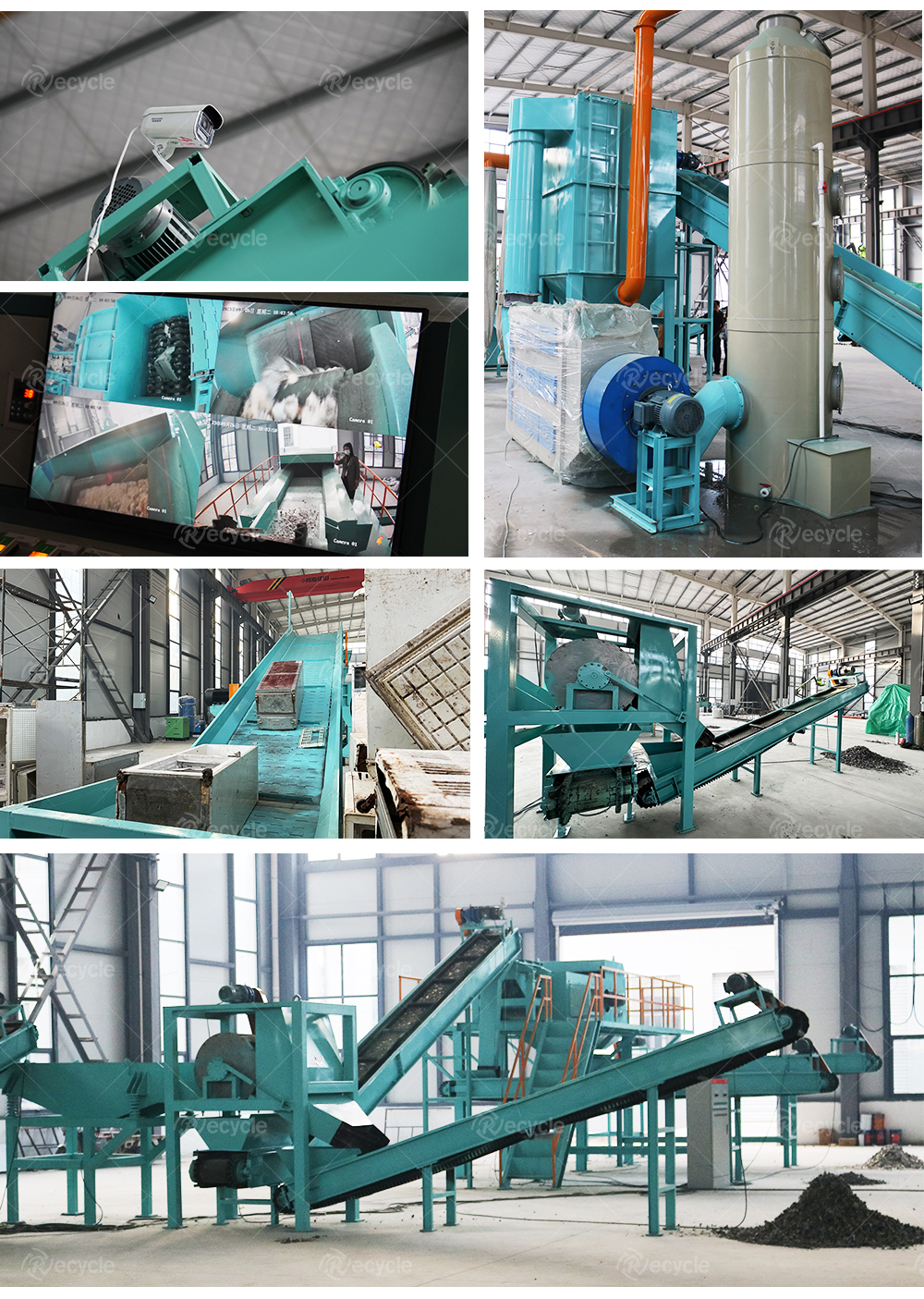 Waste Refrigerator Recycling Machine 25Sets/H- 100Sets/H Fridge Dismantling Machine