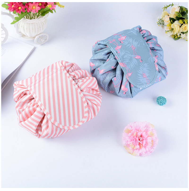 High Quality Multi-Function Colorful Printing Drawstring Cosmetic Bag