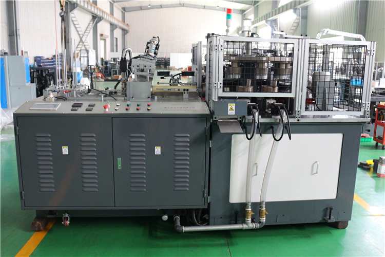 Ultrasonic Horizontal High Speed Paper Bowl Forming Machine 70-80 Pcs/Min