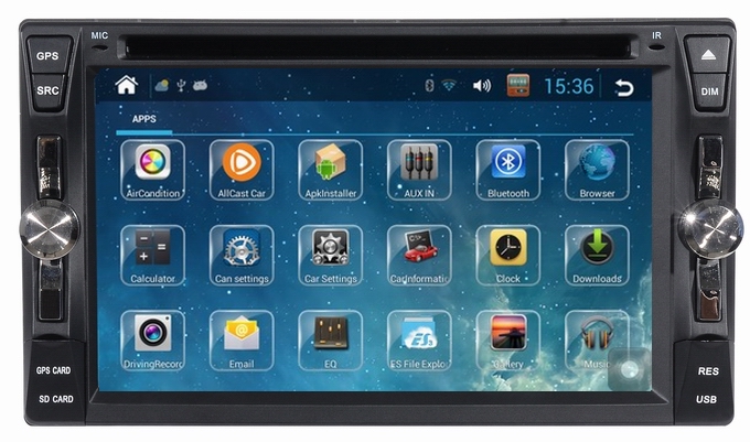 Ouchuangbo car DVD multimedia gps radio android 4.2 OS suport 4 core 1024*600 HD screen