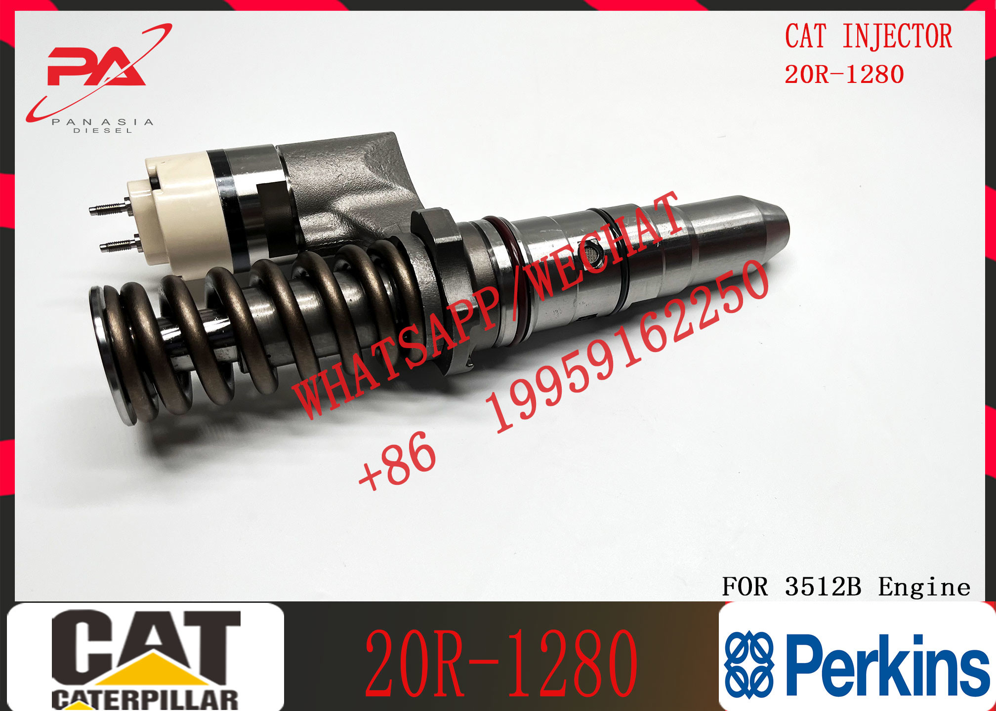 Common Rail Fuel Injector 20R-1280 10R-2826 10R-1303 10R-1278 10R-1276 10R-1288 10R-1280