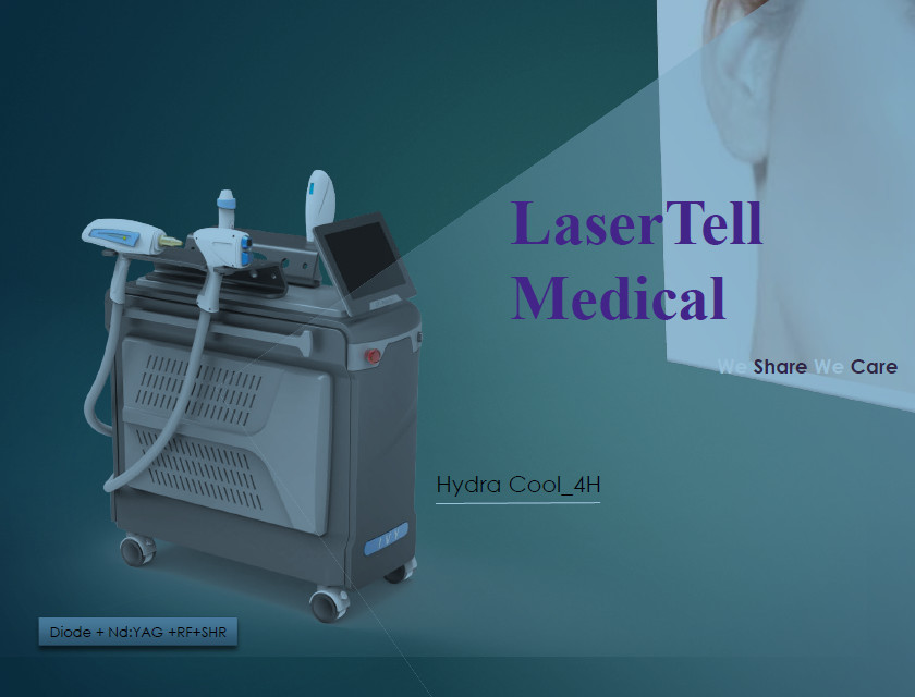 4 In 1 Ipl Yag Rf Diode Laser Machine Lasertell Hair Tattoo Removal