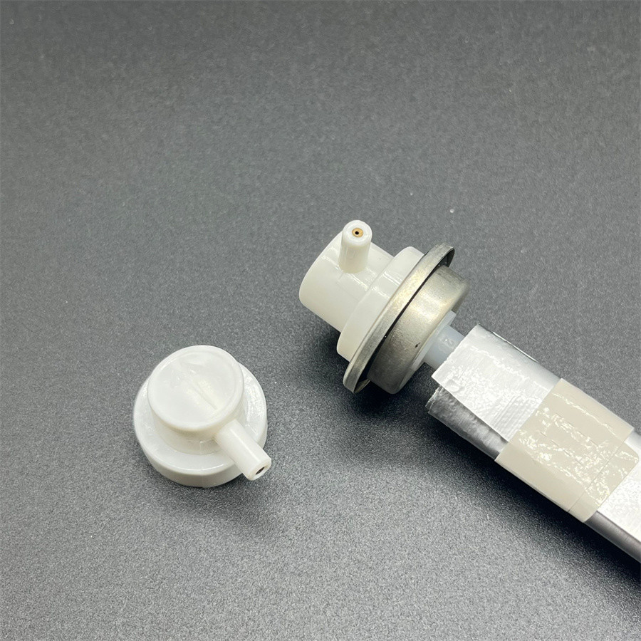 High-Security Female Pepper Spray Baton Valve Cap for Effective Personal Protection - Compact and Ergonomic Design