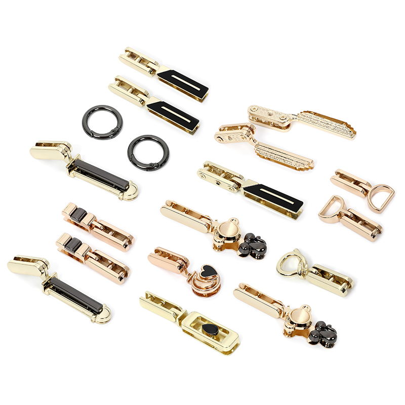 Jackets Silver Zipper Puller Metal Zinc Alloy Breakproof ISO9001