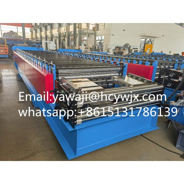 Ibr And Corrugated Roof Sheet Double Deck Roll Forming Machine