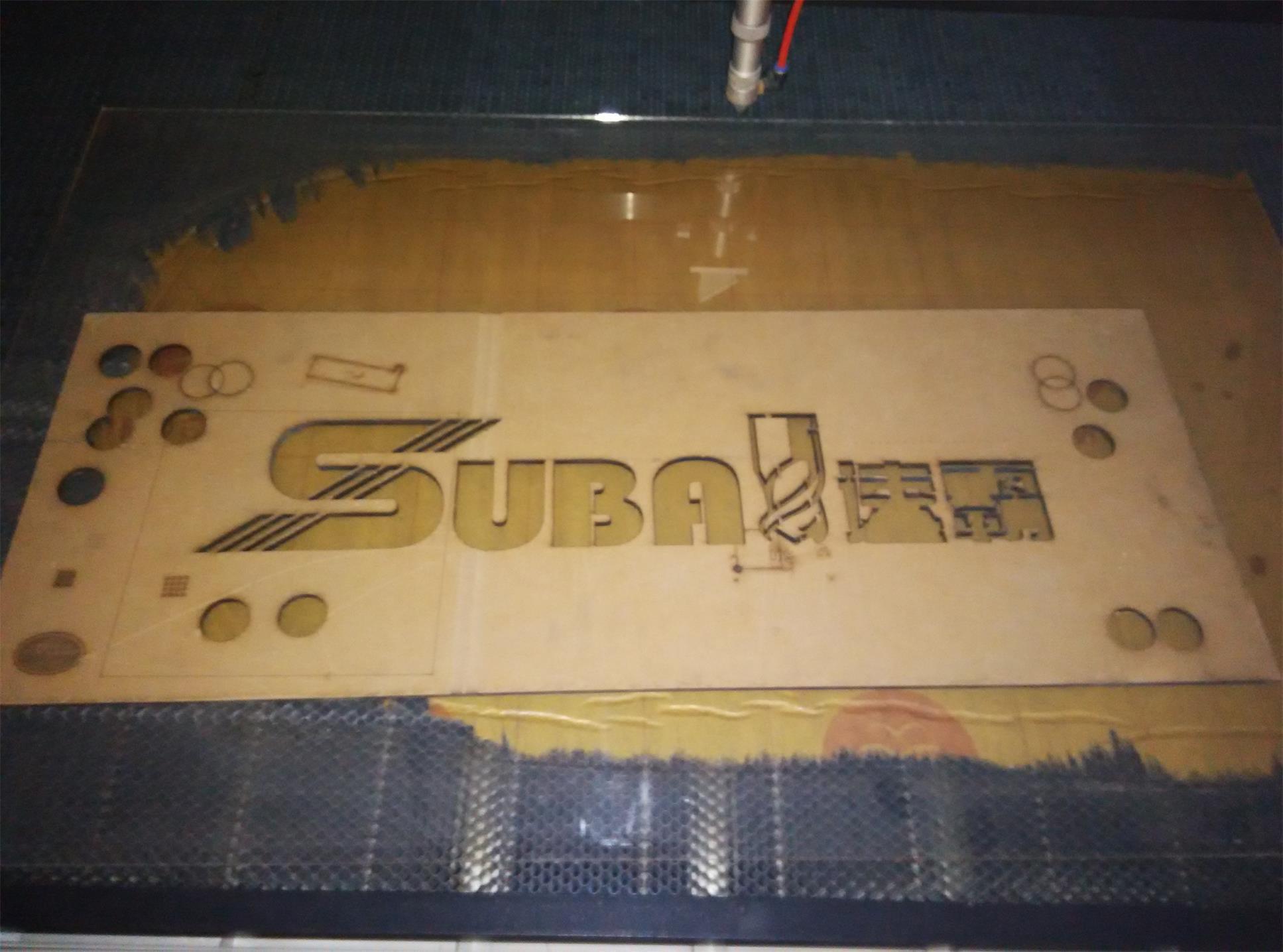 Fabric Acrylic Plastic Board Laser Engraving Machine 150W laser cutter machine