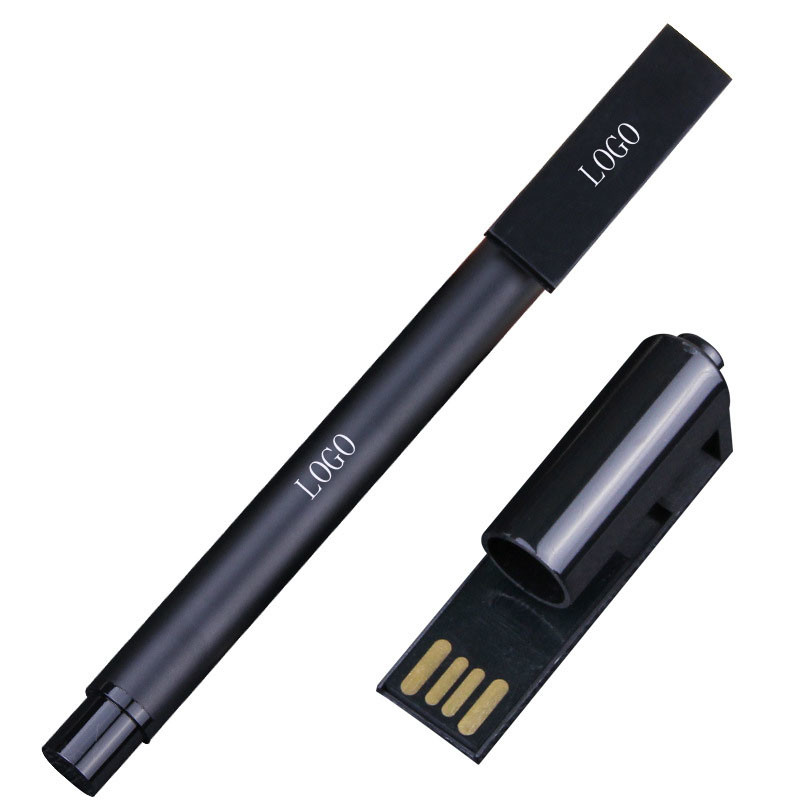 metal USB flash drive ball pen creative gift custom-made logo color advertising pen gift 11*136mm