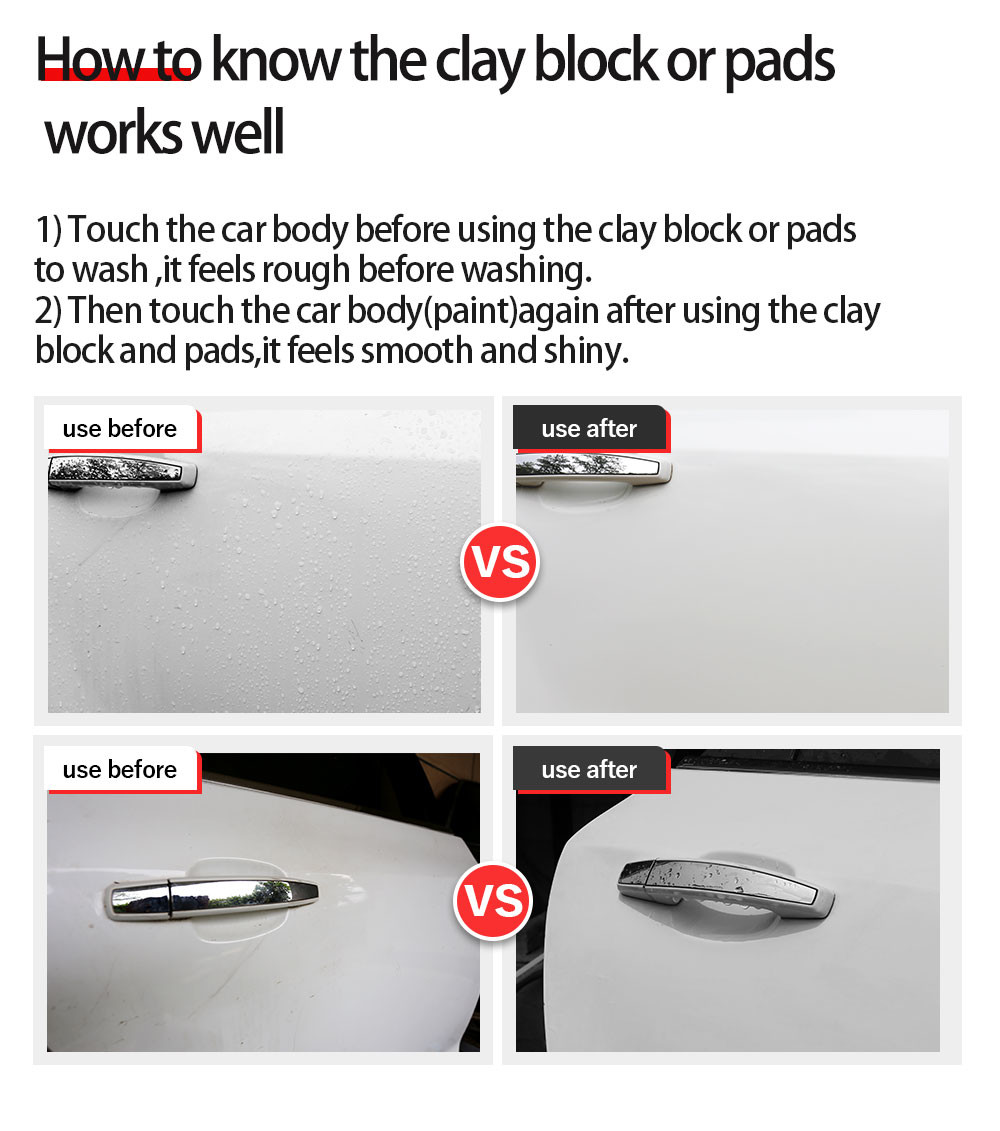 Effective Cleaning Black Car Clay Block For Car Cleaning And Painting Use