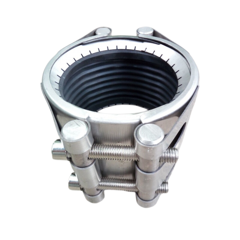 Steam Hot Water Pipe Repair Clamp With Neoprene Seal Ring Stainless Steel 3 Inch 4 Inch 6 Inch