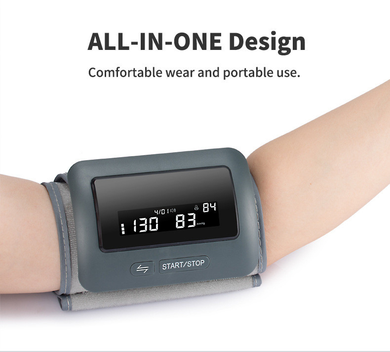Arm Type Integrated Blood Pressure Monitor With BT Big Screen One Key To Test