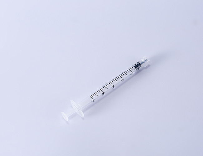 SN10 Luer Lock Medical Disposable Syringe Auto Disable For Vaccine 1ML Plastic