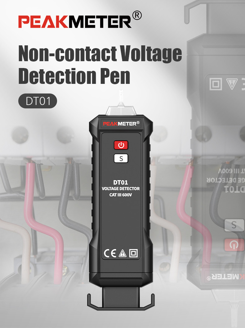 Alternating Current Voltage Detection Pen Audible Alert and Neutral/Phase Wire Identification