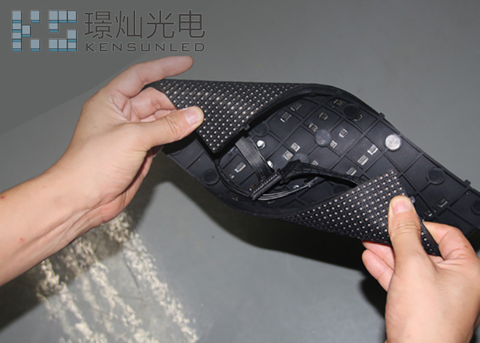 Standing Flexible LED Screen Stadium Basketball Cube P5 P6 SMD3528 3 In 1 Pixel