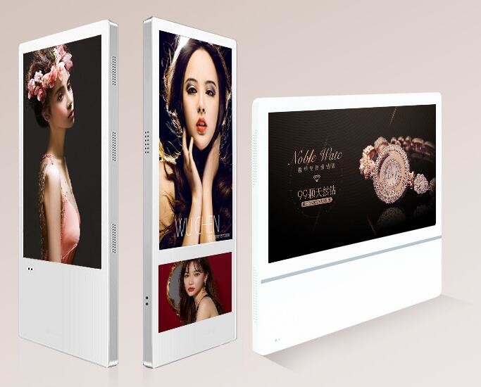 Wall Mounted 24 Inch AD Signage Display Super Slim LCD WIFI Network Android Monitor