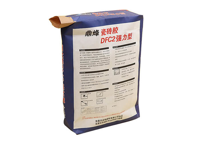 Multi - Wall Kraft Paper Bags , Block Bottom Valve Bag For 25kg Cement