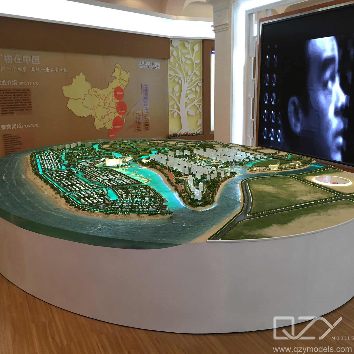 Country Garden 1/750 The Heart of Hainan Model Architectural Maquette