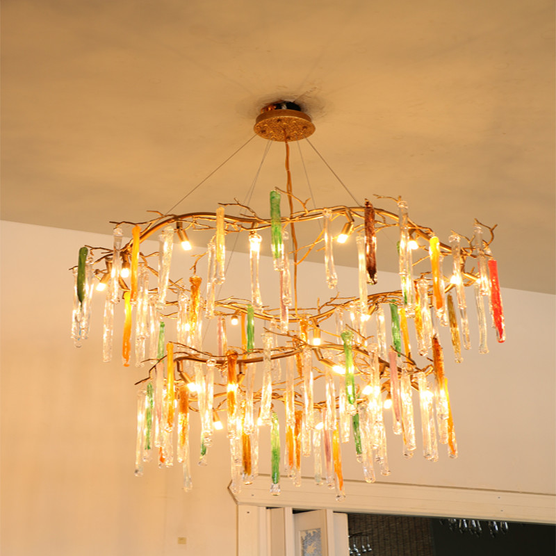 2 Year Warranty Metal Luxury Ceiling Lights For High End Chandelier In Living Room