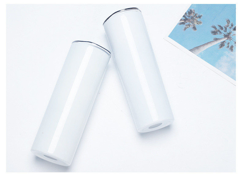 Skinny Tumbler With Lid 20 Oz Stainless Steel Vacuum Insulated Double Wall Travel Coffee Water Tumblers Cup