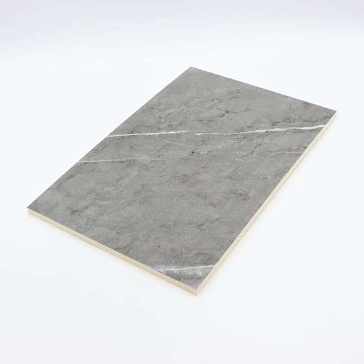 High Glossy Marble Texture WPC Wall Panel Bamboo Charcoal Wood Veneer PVC Marble Sheet