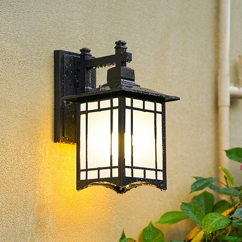 Aluminum Glass Led Wall Lamp 420*240MM E27 220V 380*290*250mm