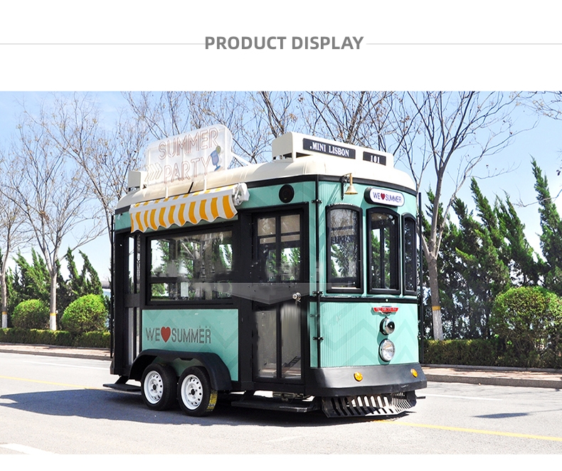 Customized Style Mobile Fast Food Truck with Wheat Raw Material and Hot Coffee