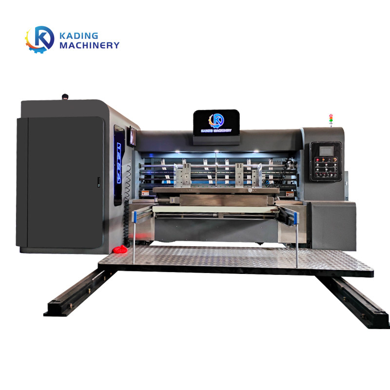 Flexo Multi Colours Corrugated Box Printing Machine For Pizza Box Making