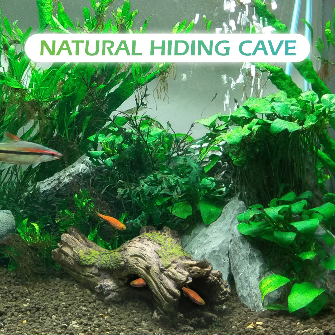 Non Toxic Resin Fish Tank Hiding Decorations