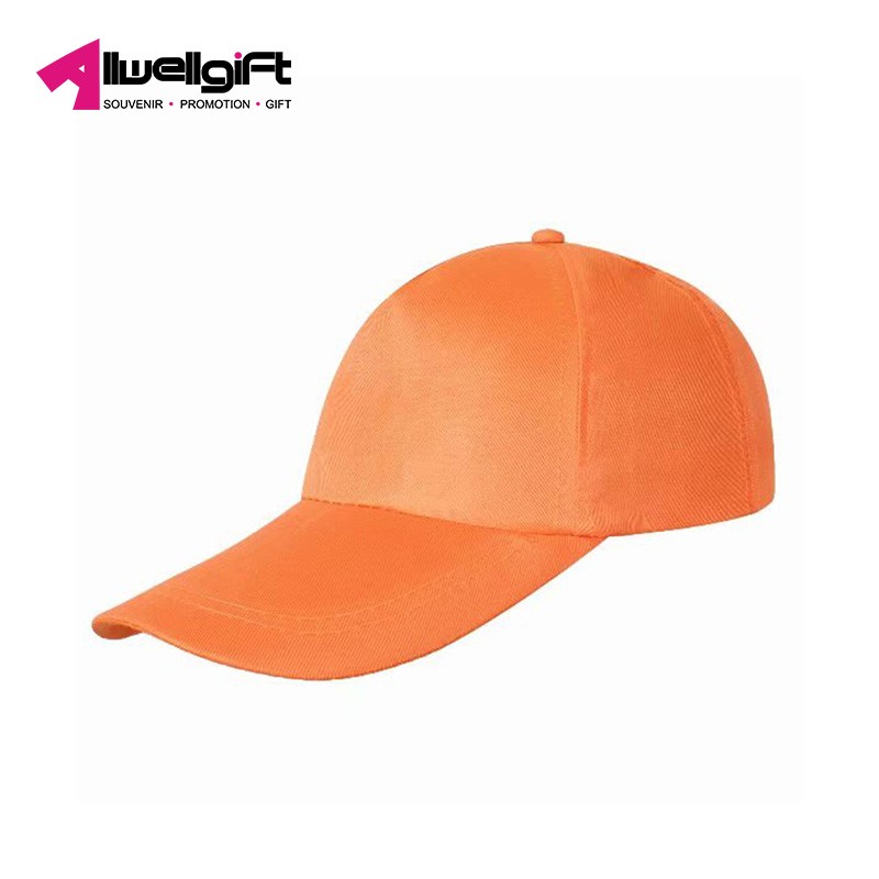 Solid color Mens Black Baseball Cap 6 Panel with lint free